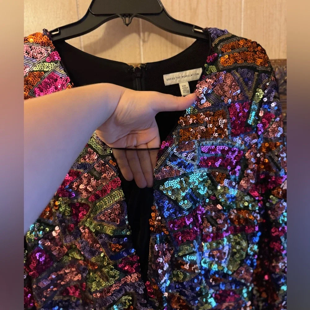 Dress the Population- Mosaic Sequin - Picture 3 of 5